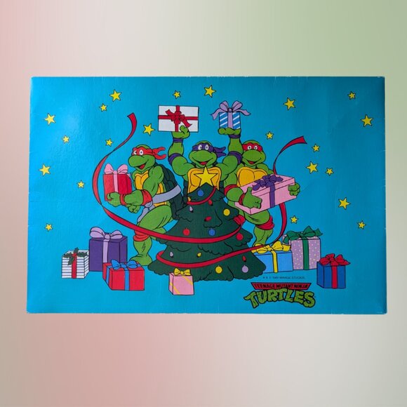 Vintage TMNT Christmas Gift Box Set (2) — 1989 Mirage Studios - Picture 2 of 3